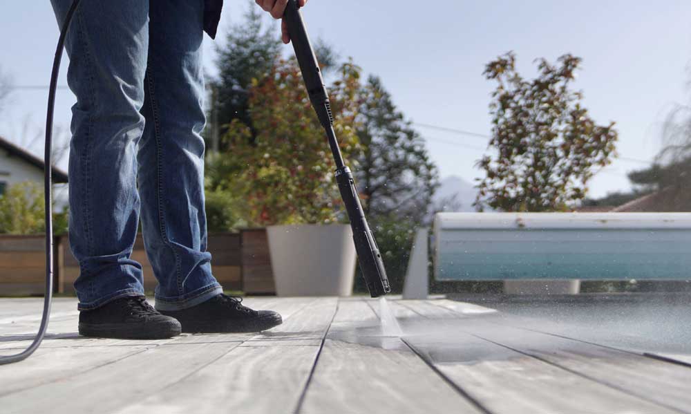 karcher sur terrasse